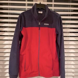 Boys XL Columbia zipper fleece jacket